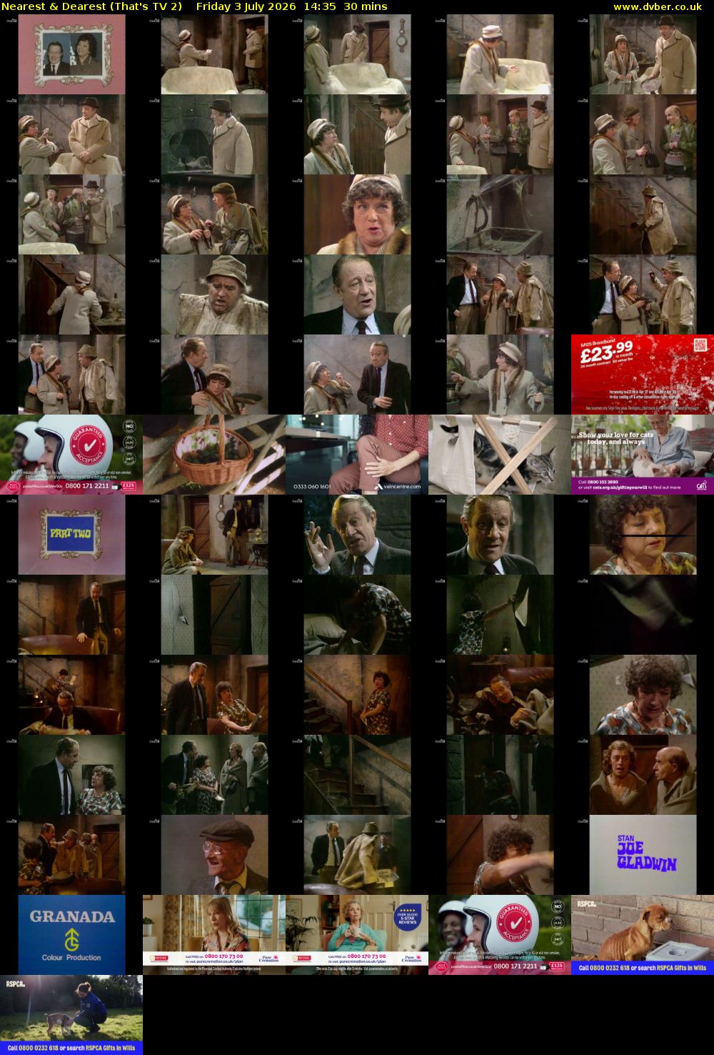 Nearest & Dearest (That's TV 2) Friday 3 July 2026 14:35 - 15:05