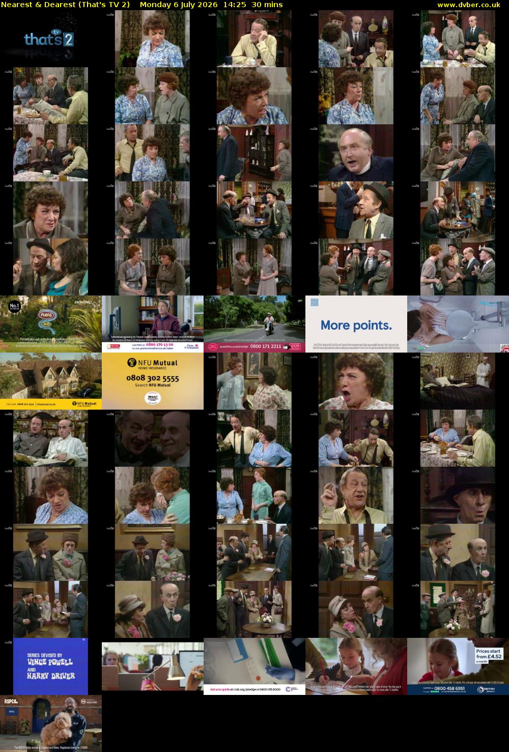 Nearest & Dearest (That's TV 2) Monday 6 July 2026 14:25 - 14:55