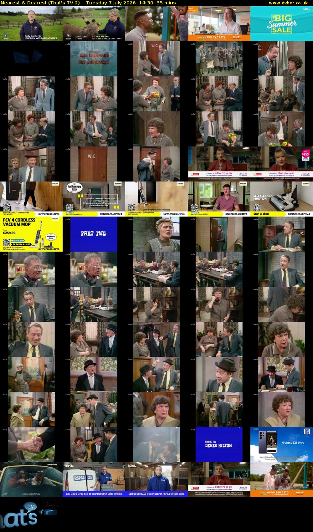 Nearest & Dearest (That's TV 2) Tuesday 7 July 2026 14:30 - 15:05