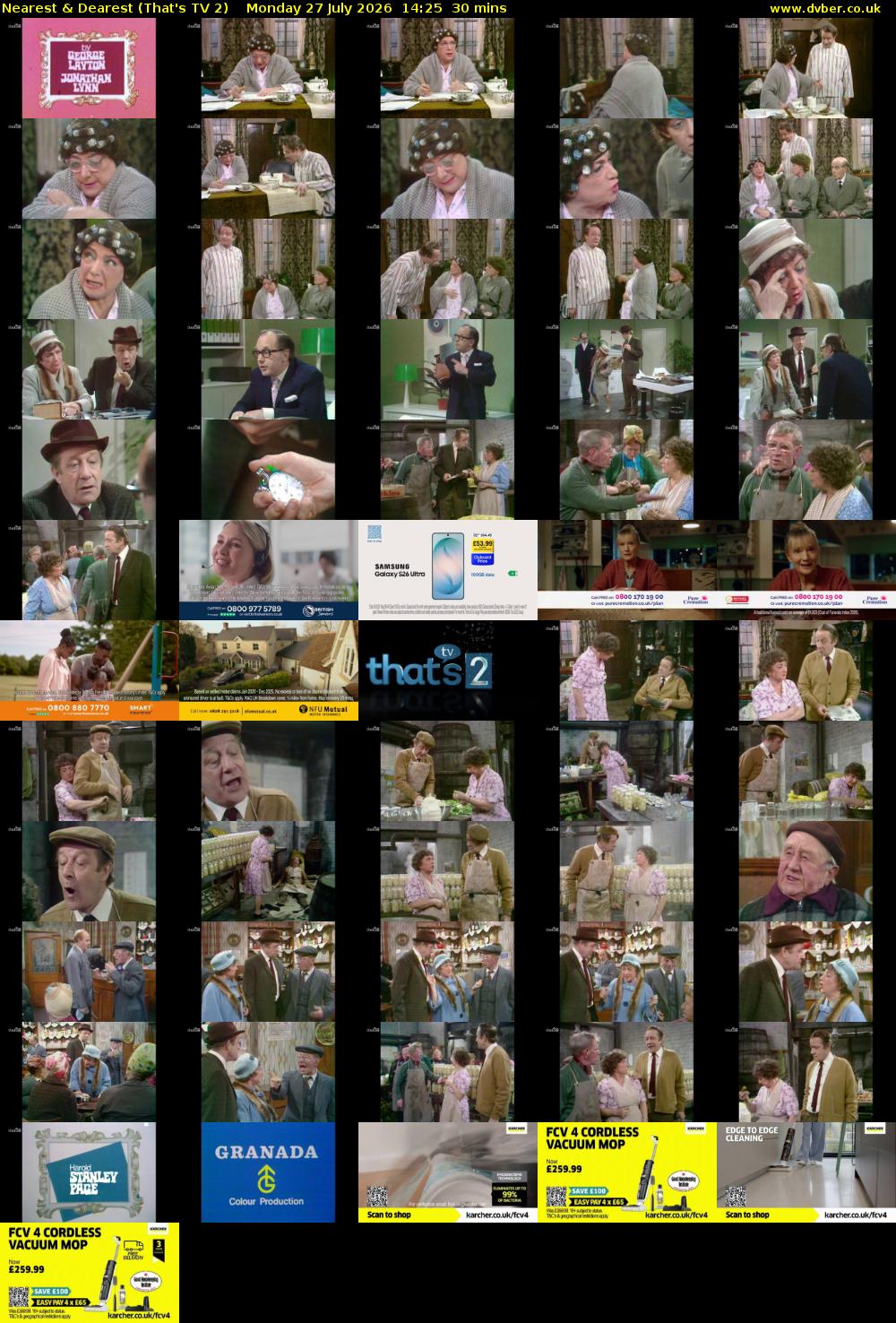 Nearest & Dearest (That's TV 2) Monday 27 July 2026 14:25 - 14:55