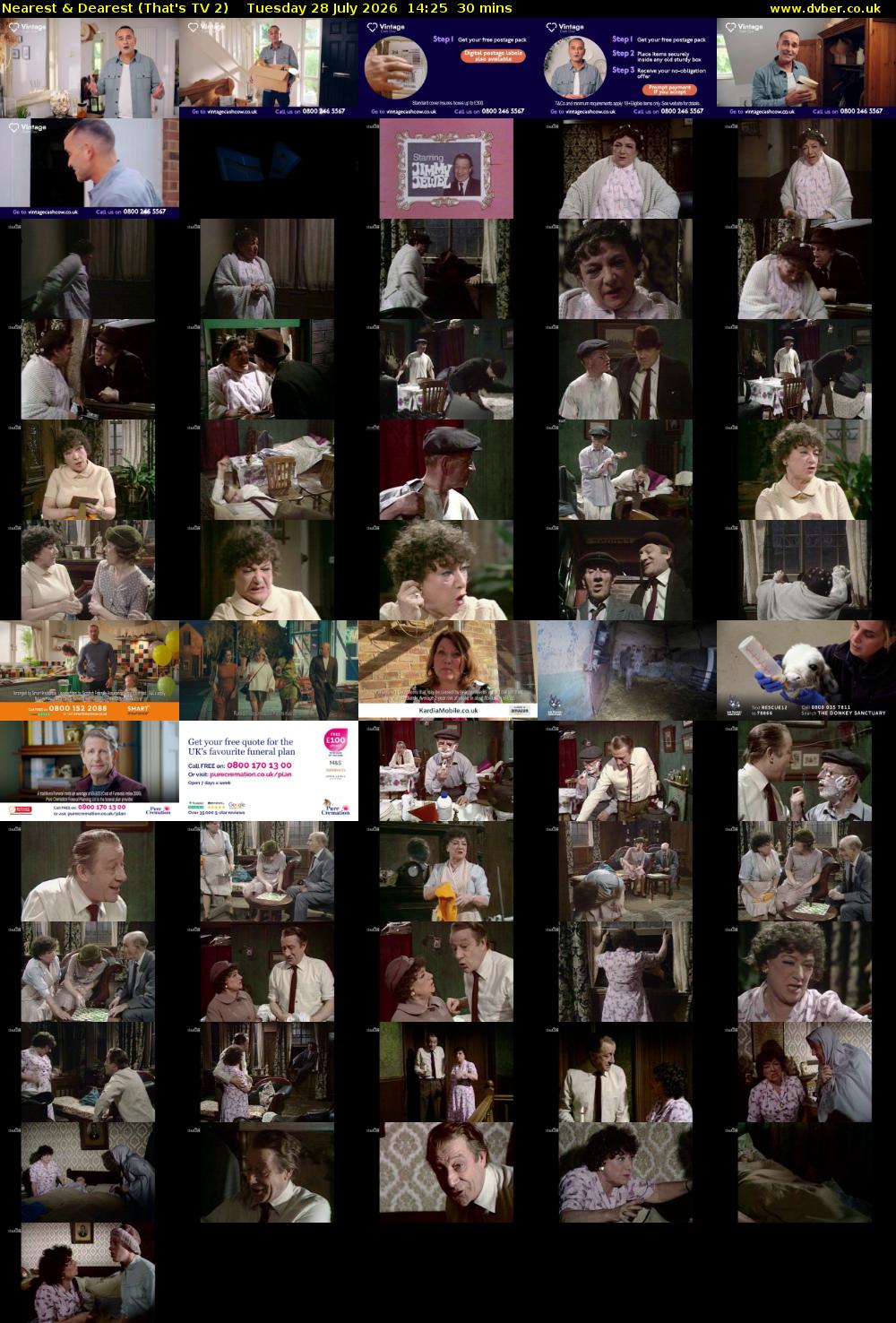 Nearest & Dearest (That's TV 2) Tuesday 28 July 2026 14:25 - 14:55