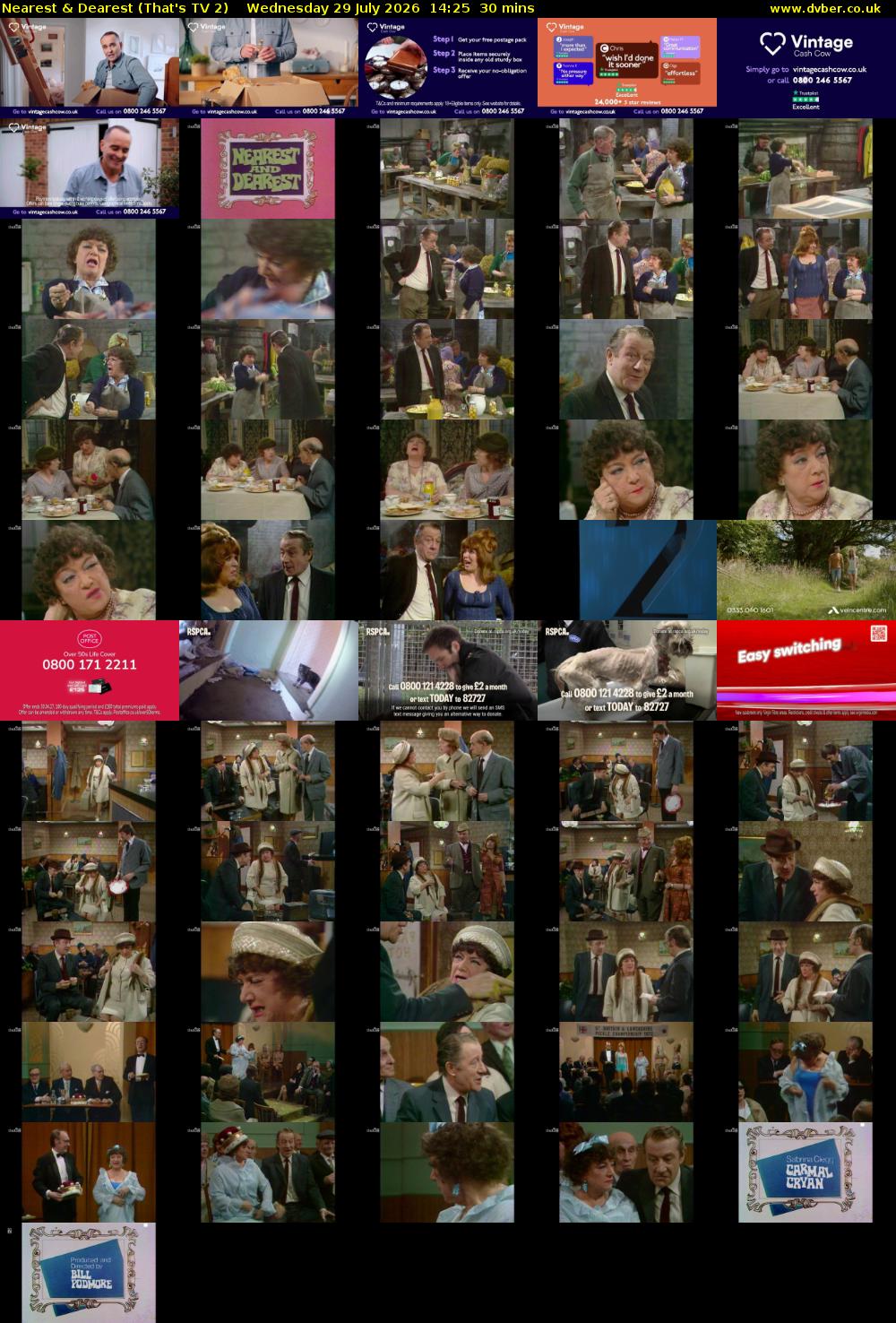 Nearest & Dearest (That's TV 2) Wednesday 29 July 2026 14:25 - 14:55