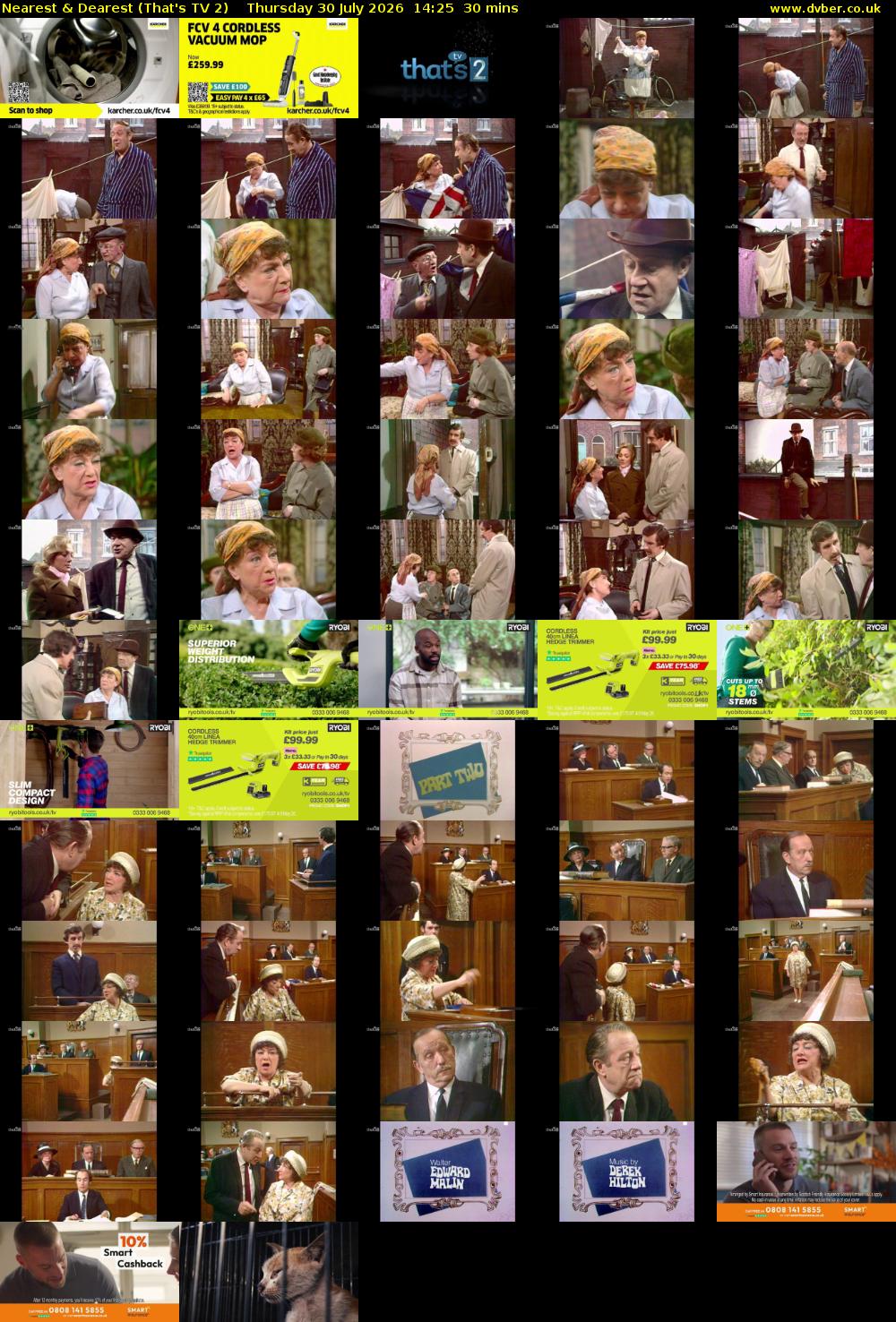 Nearest & Dearest (That's TV 2) Thursday 30 July 2026 14:25 - 14:55