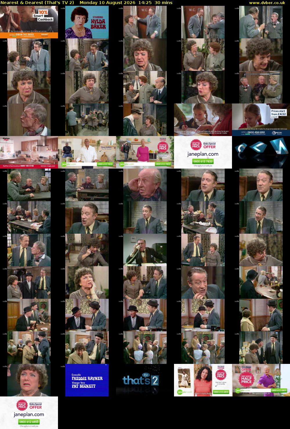 Nearest & Dearest (That's TV 2) Monday 10 August 2026 14:25 - 14:55