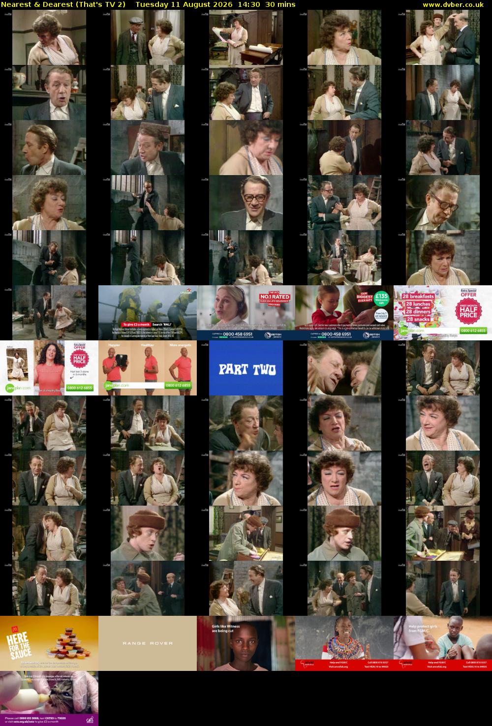 Nearest & Dearest (That's TV 2) Tuesday 11 August 2026 14:30 - 15:00