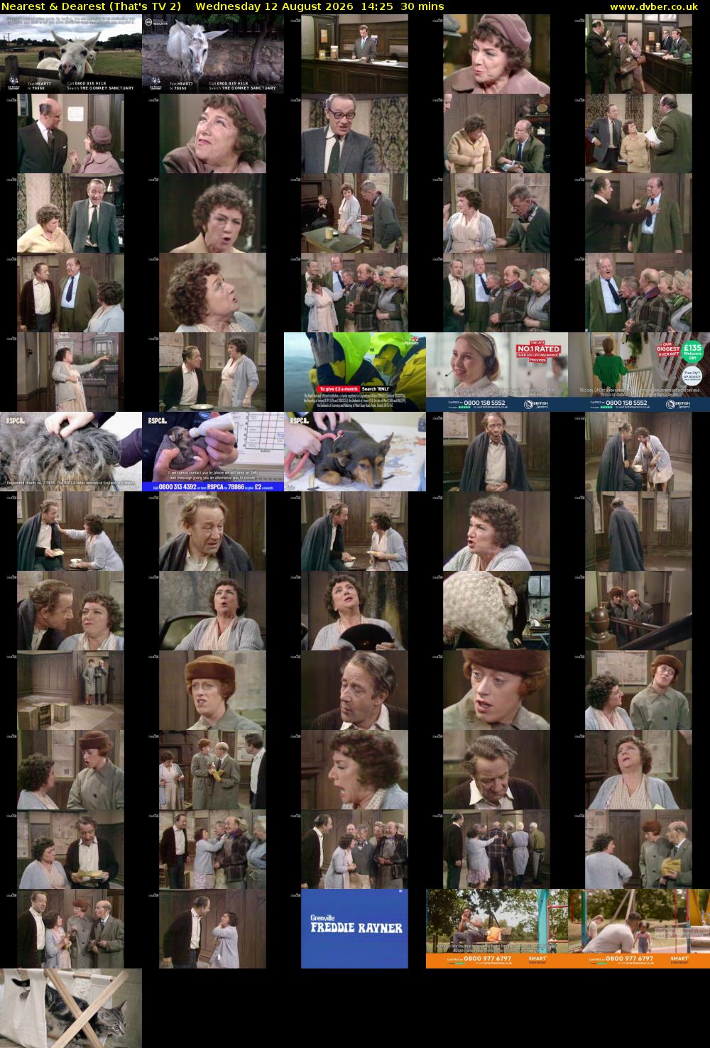 Nearest & Dearest (That's TV 2) Wednesday 12 August 2026 14:25 - 14:55
