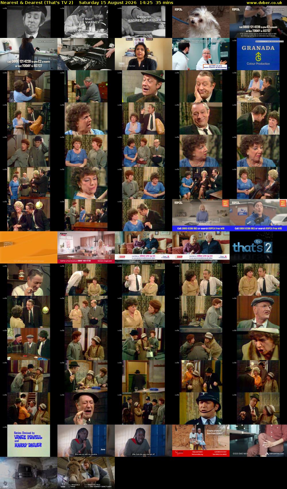 Nearest & Dearest (That's TV 2) Saturday 15 August 2026 14:25 - 15:00