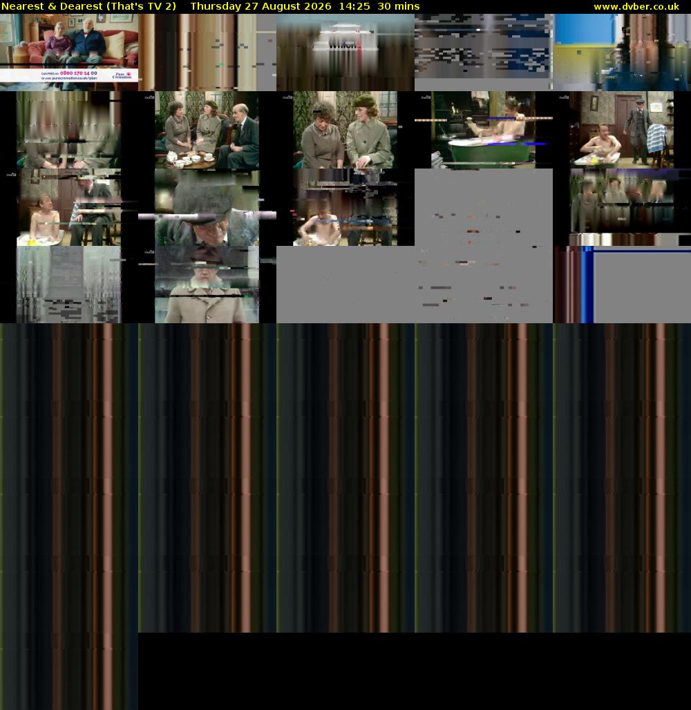 Nearest & Dearest (That's TV 2) Thursday 27 August 2026 14:25 - 14:55