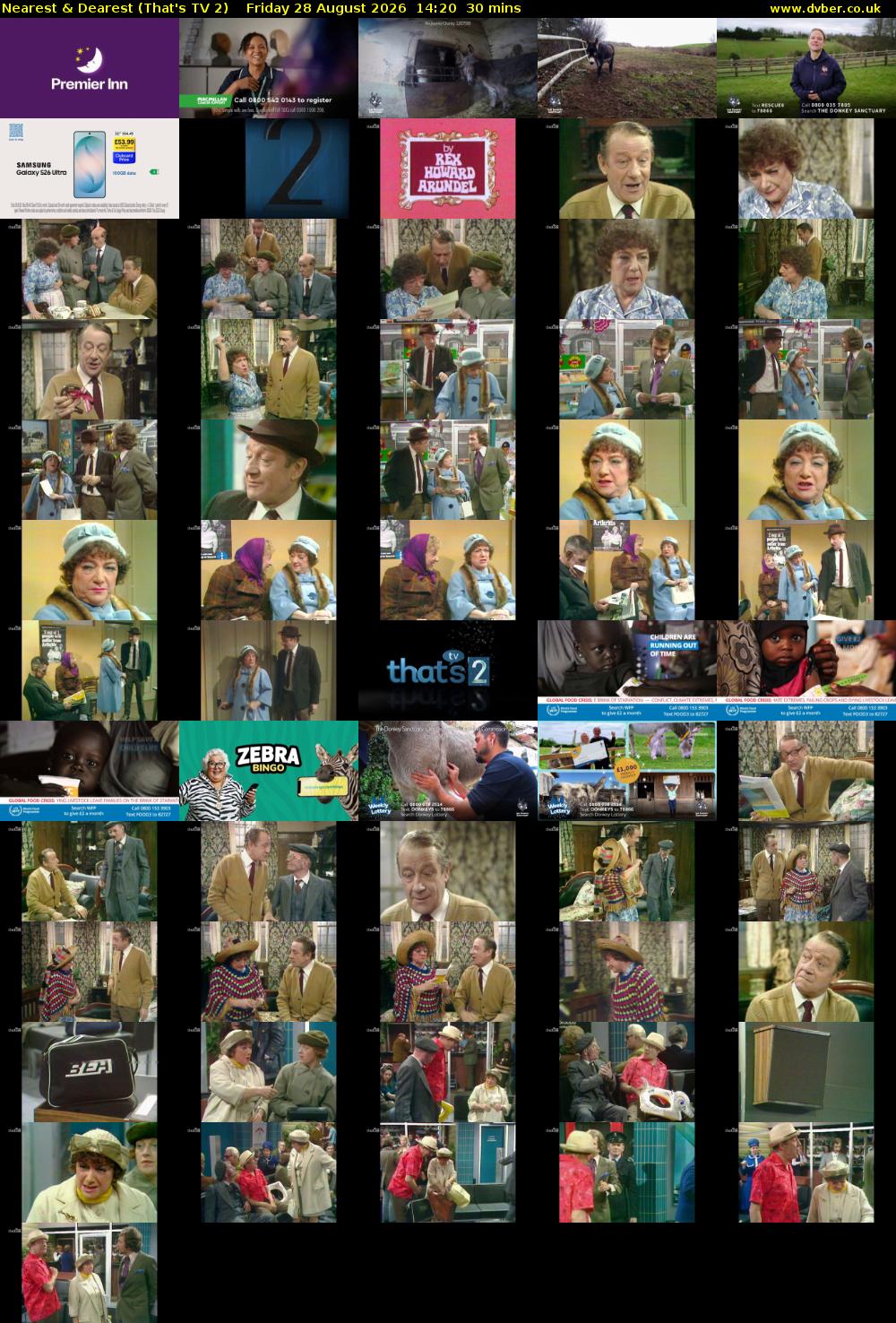 Nearest & Dearest (That's TV 2) Friday 28 August 2026 14:20 - 14:50