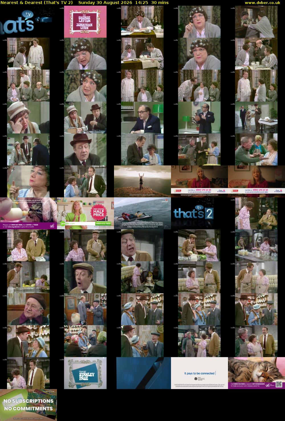 Nearest & Dearest (That's TV 2) Sunday 30 August 2026 14:25 - 14:55