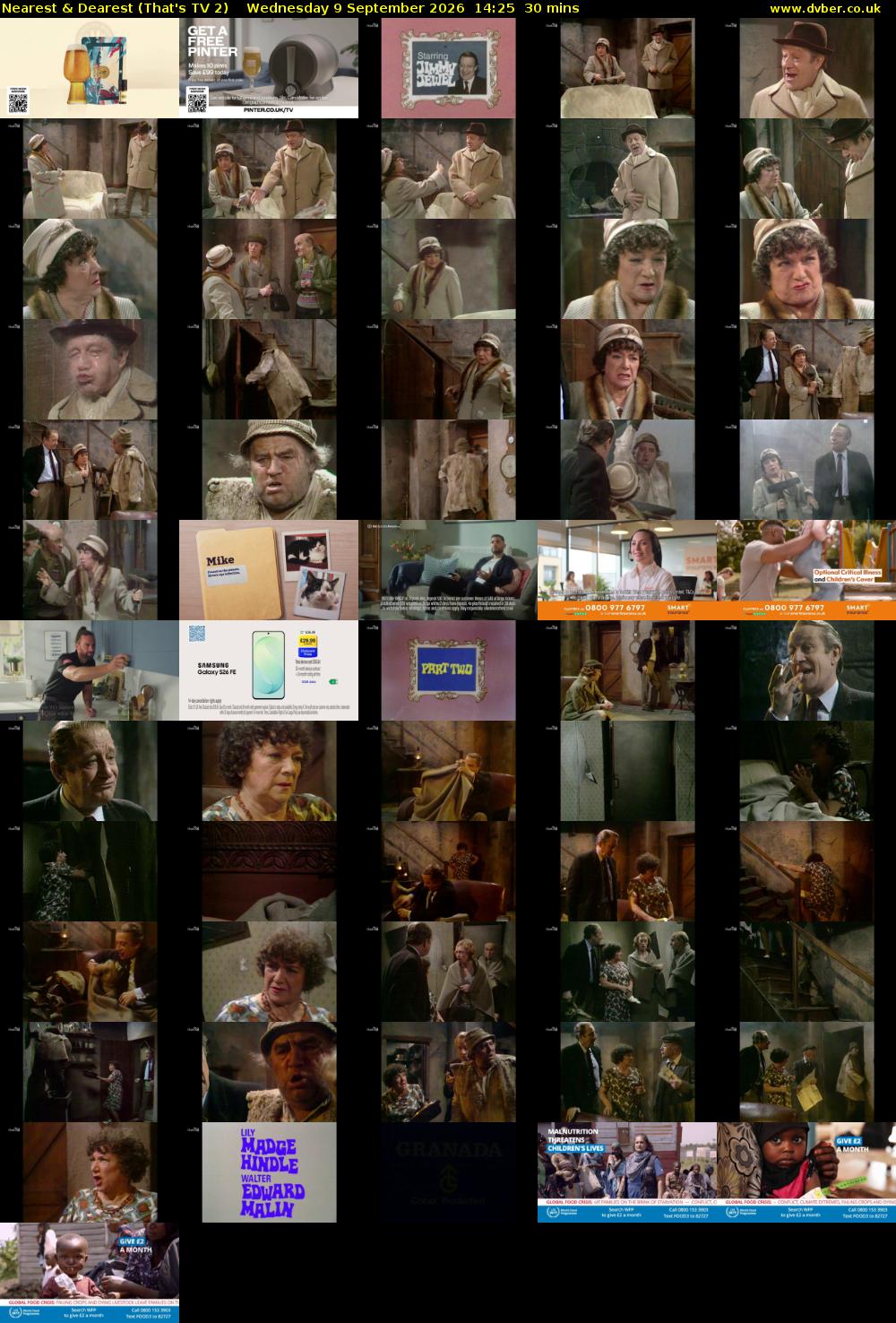 Nearest & Dearest (That's TV 2) Wednesday 9 September 2026 14:25 - 14:55