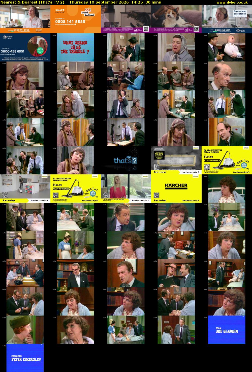 Nearest & Dearest (That's TV 2) Thursday 10 September 2026 14:25 - 14:55