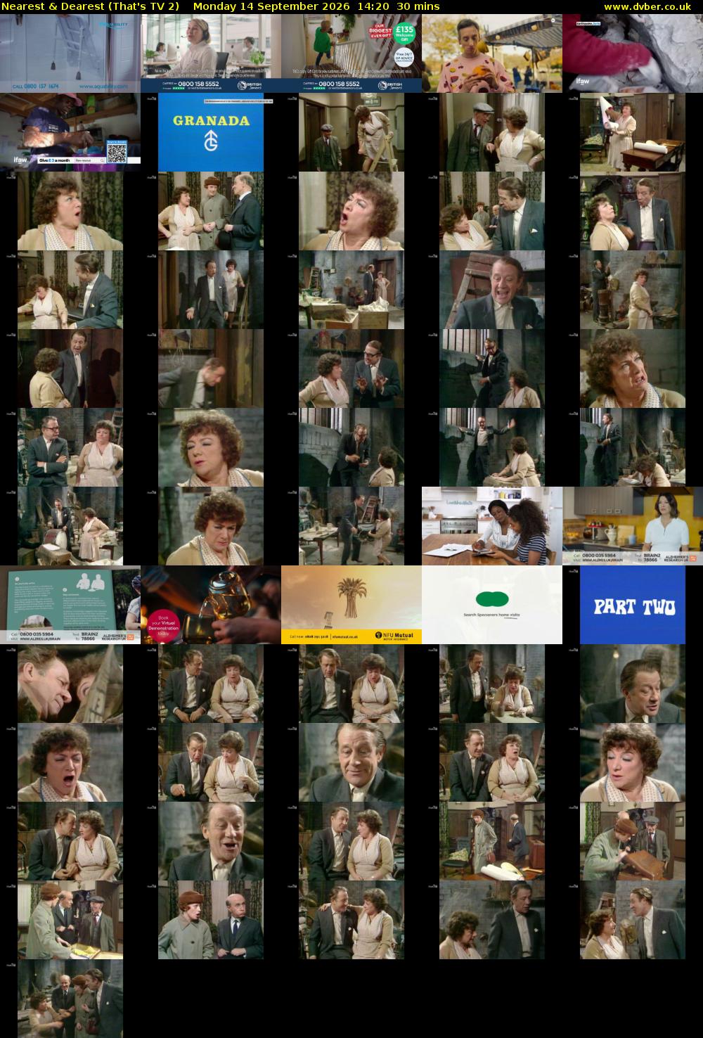 Nearest & Dearest (That's TV 2) Monday 14 September 2026 14:20 - 14:50