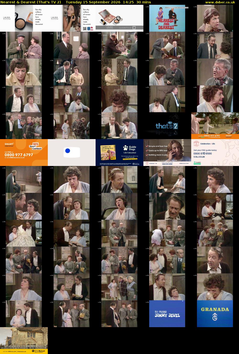 Nearest & Dearest (That's TV 2) Tuesday 15 September 2026 14:25 - 14:55