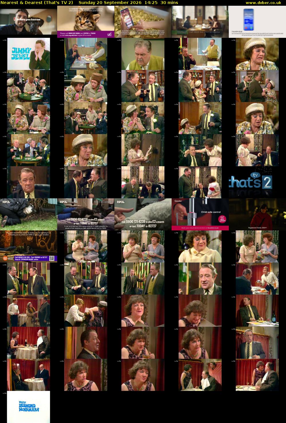 Nearest & Dearest (That's TV 2) Sunday 20 September 2026 14:25 - 14:55