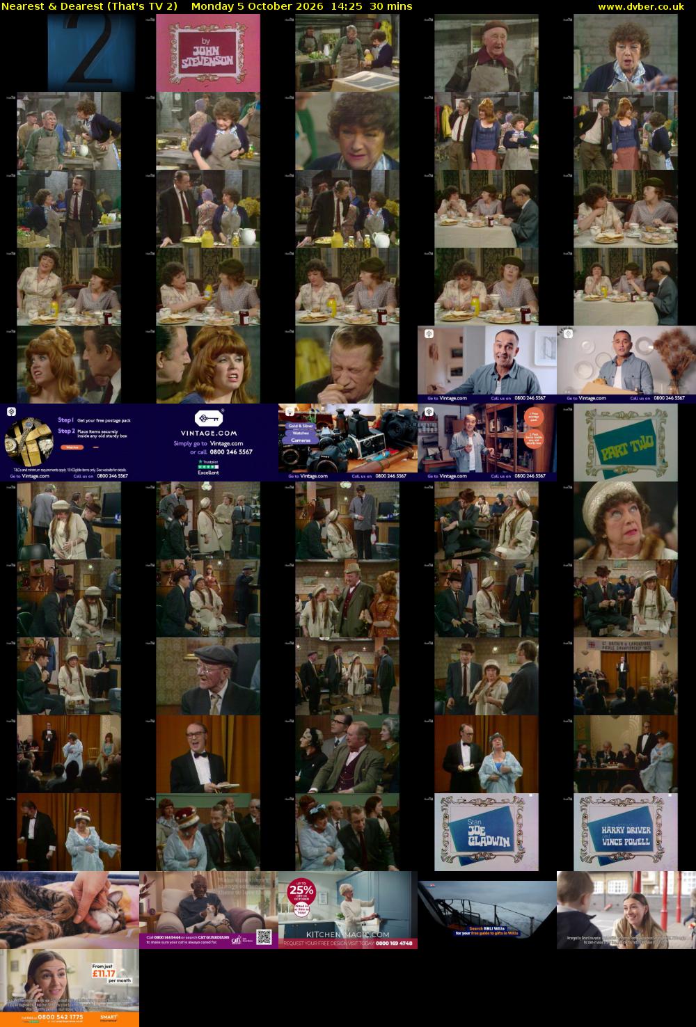 Nearest & Dearest (That's TV 2) Monday 5 October 2026 14:25 - 14:55
