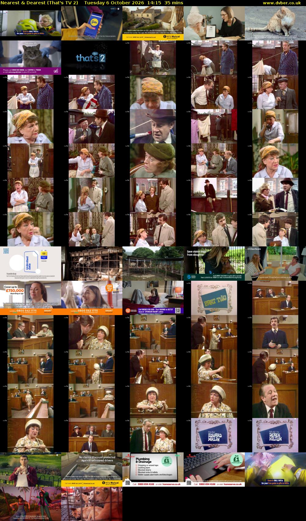 Nearest & Dearest (That's TV 2) Tuesday 6 October 2026 14:15 - 14:50