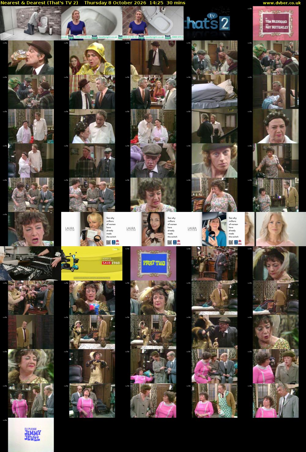 Nearest & Dearest (That's TV 2) Thursday 8 October 2026 14:25 - 14:55