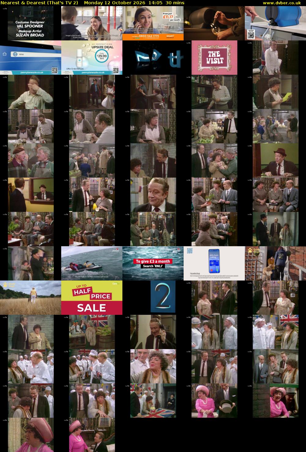 Nearest & Dearest (That's TV 2) Monday 12 October 2026 14:05 - 14:35