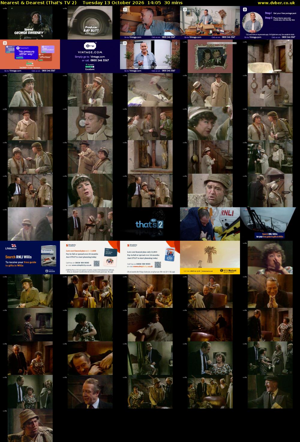 Nearest & Dearest (That's TV 2) Tuesday 13 October 2026 14:05 - 14:35