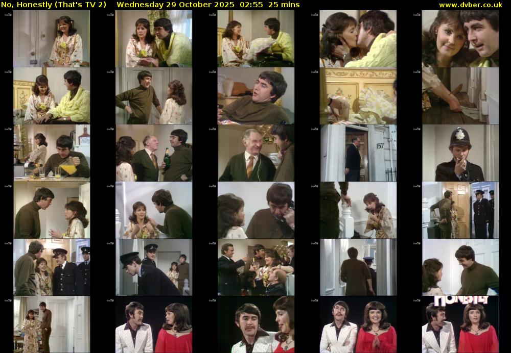 No, Honestly (That's TV 2) Wednesday 29 October 2025 02:55 - 03:20