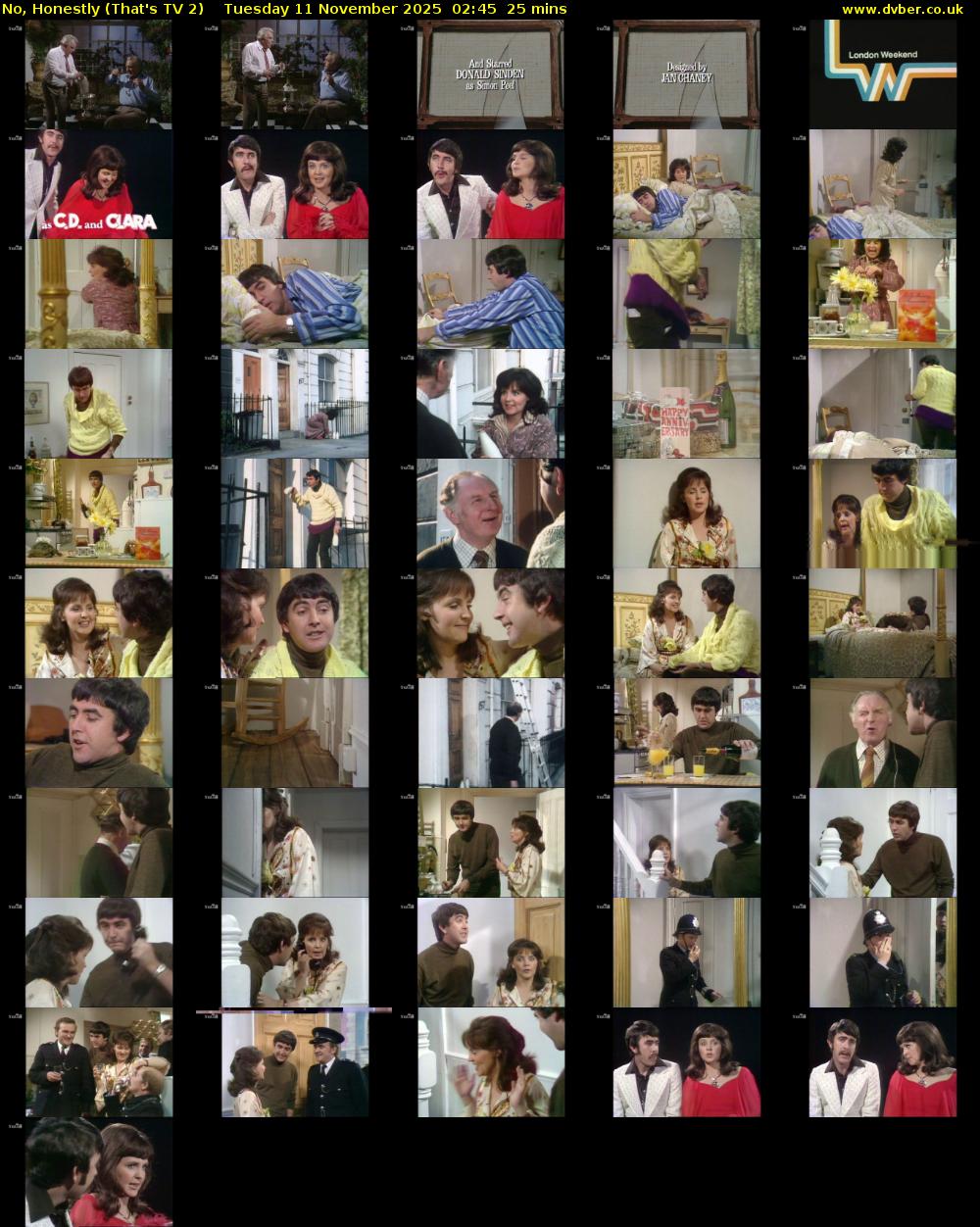 No, Honestly (That's TV 2) Tuesday 11 November 2025 02:45 - 03:10