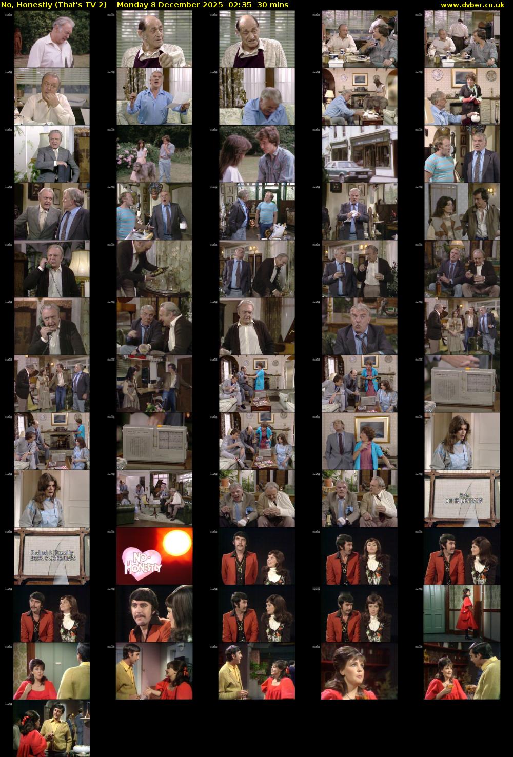 No, Honestly (That's TV 2) Monday 8 December 2025 02:35 - 03:05