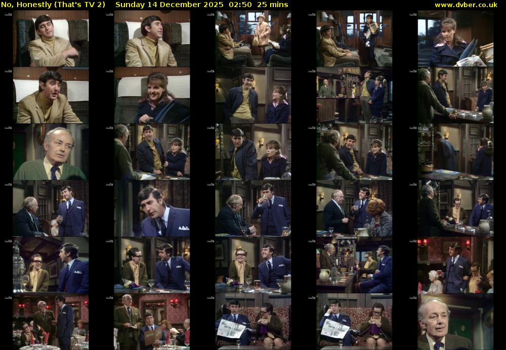 No, Honestly (That's TV 2) Sunday 14 December 2025 02:50 - 03:15