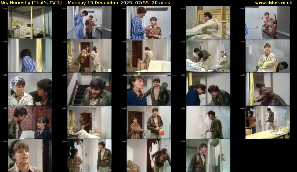 No, Honestly (That's TV 2) Monday 15 December 2025 02:55 - 03:15