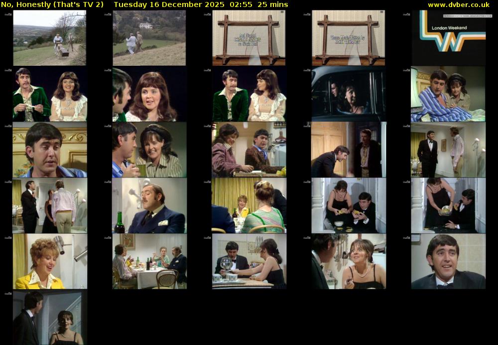 No, Honestly (That's TV 2) Tuesday 16 December 2025 02:55 - 03:20