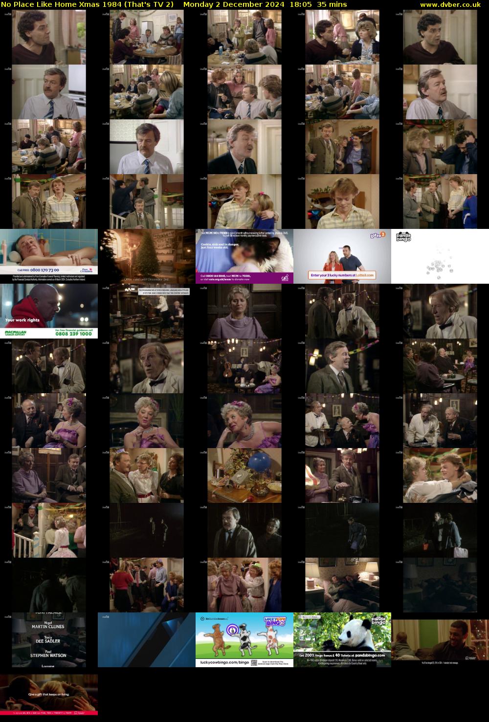 No Place Like Home Xmas 1984 (That's TV 2) Monday 2 December 2024 18:05 - 18:40