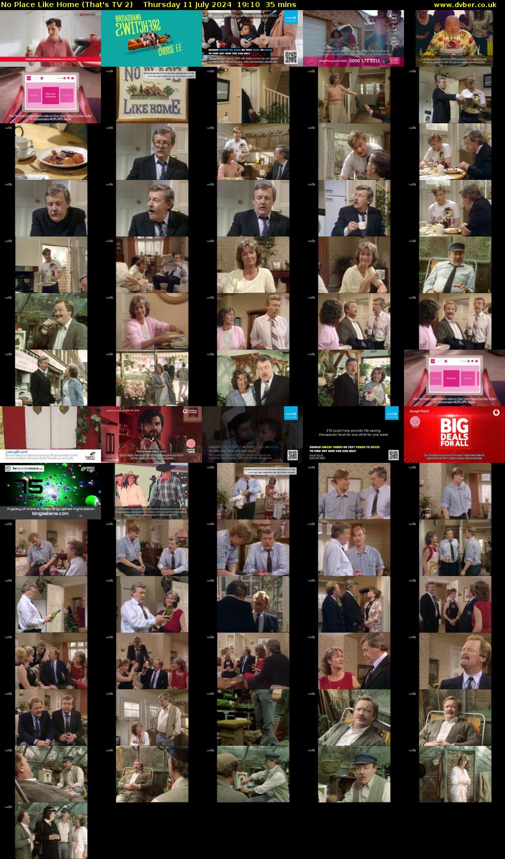 No Place Like Home (That's TV 2) Thursday 11 July 2024 19:10 - 19:45
