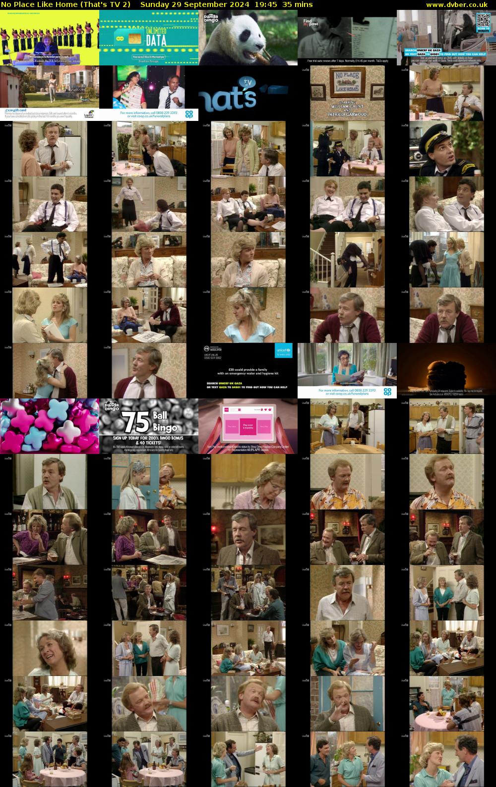 No Place Like Home (That's TV 2) Sunday 29 September 2024 19:45 - 20:20