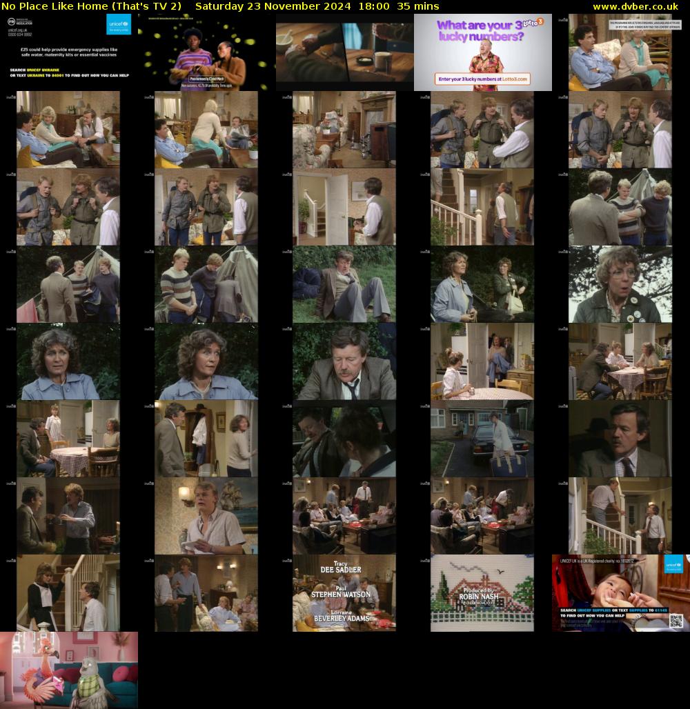 No Place Like Home (That's TV 2) Saturday 23 November 2024 18:00 - 18:35