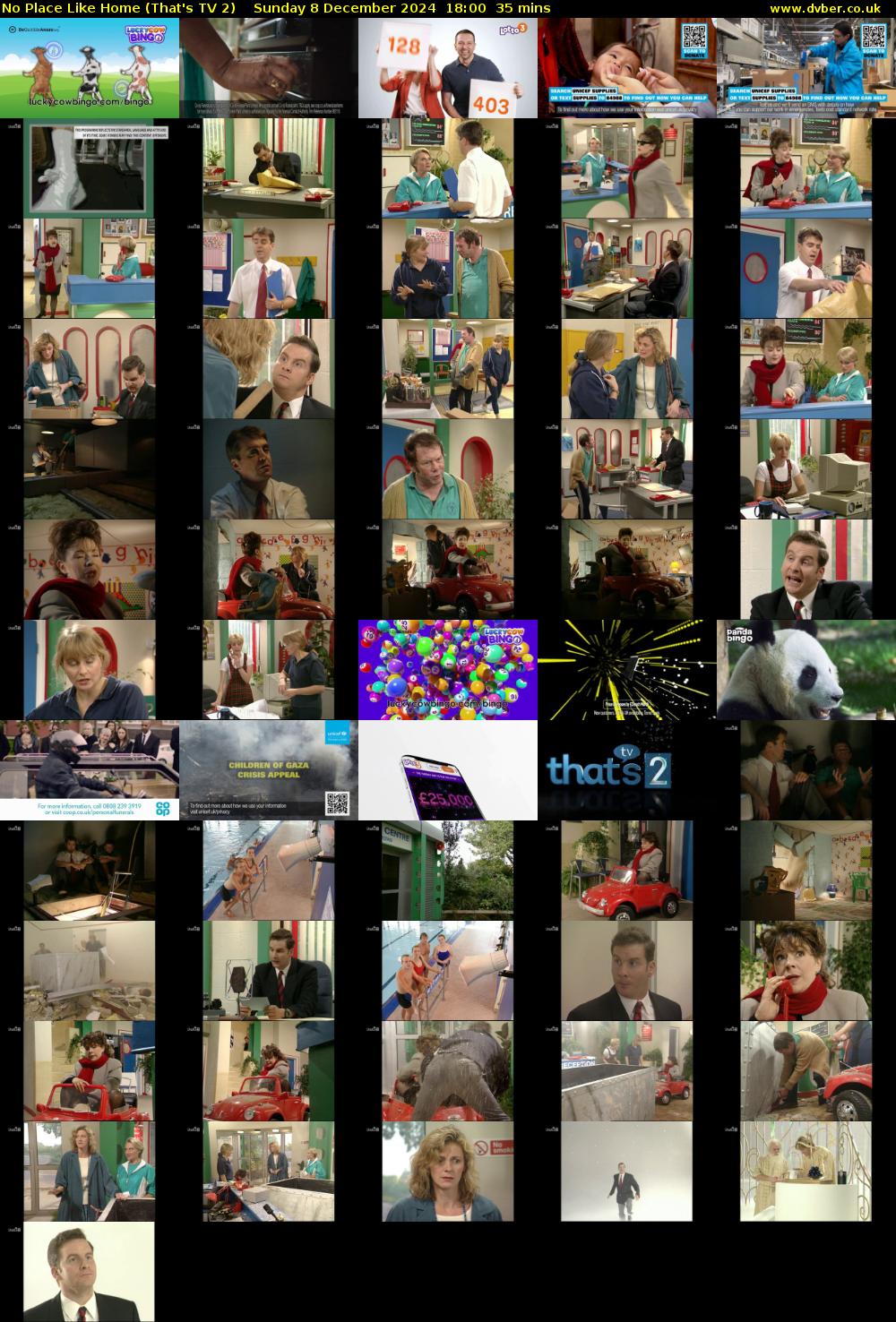 No Place Like Home (That's TV 2) Sunday 8 December 2024 18:00 - 18:35