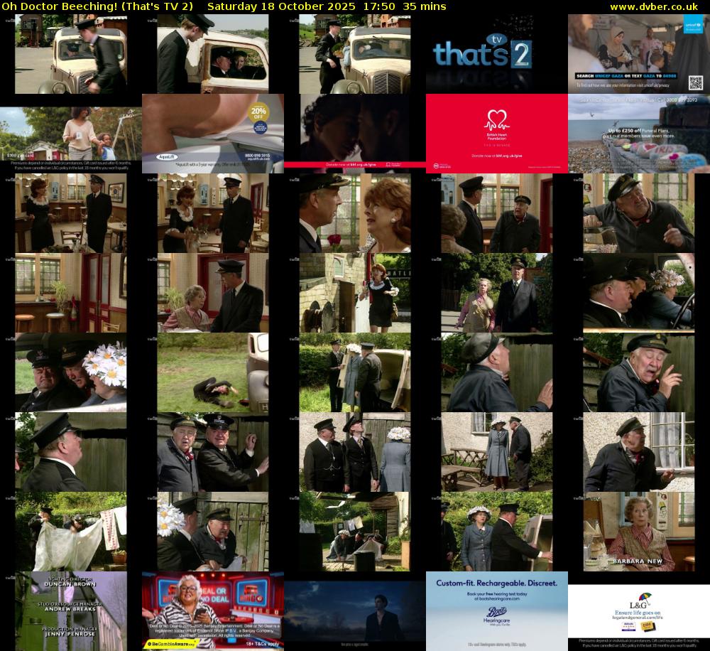 Oh Doctor Beeching! (That's TV 2) Saturday 18 October 2025 17:50 - 18:25