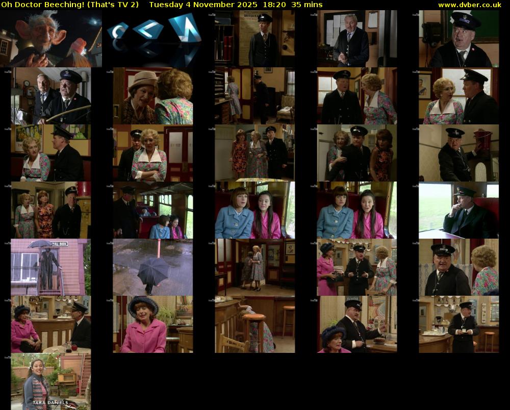 Oh Doctor Beeching! (That's TV 2) Tuesday 4 November 2025 18:20 - 18:55