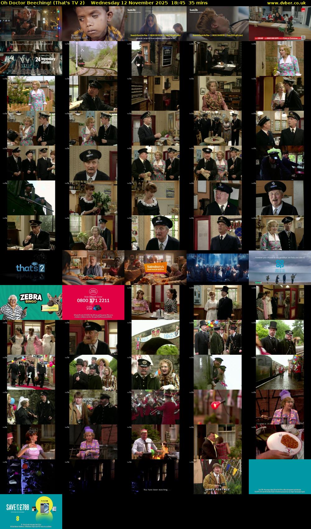 Oh Doctor Beeching! (That's TV 2) Wednesday 12 November 2025 18:45 - 19:20