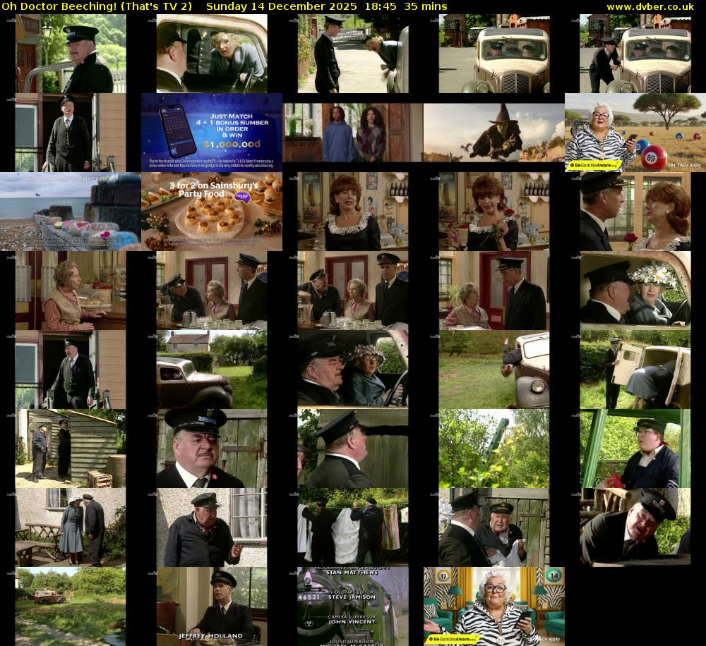 Oh Doctor Beeching! (That's TV 2) Sunday 14 December 2025 18:45 - 19:20