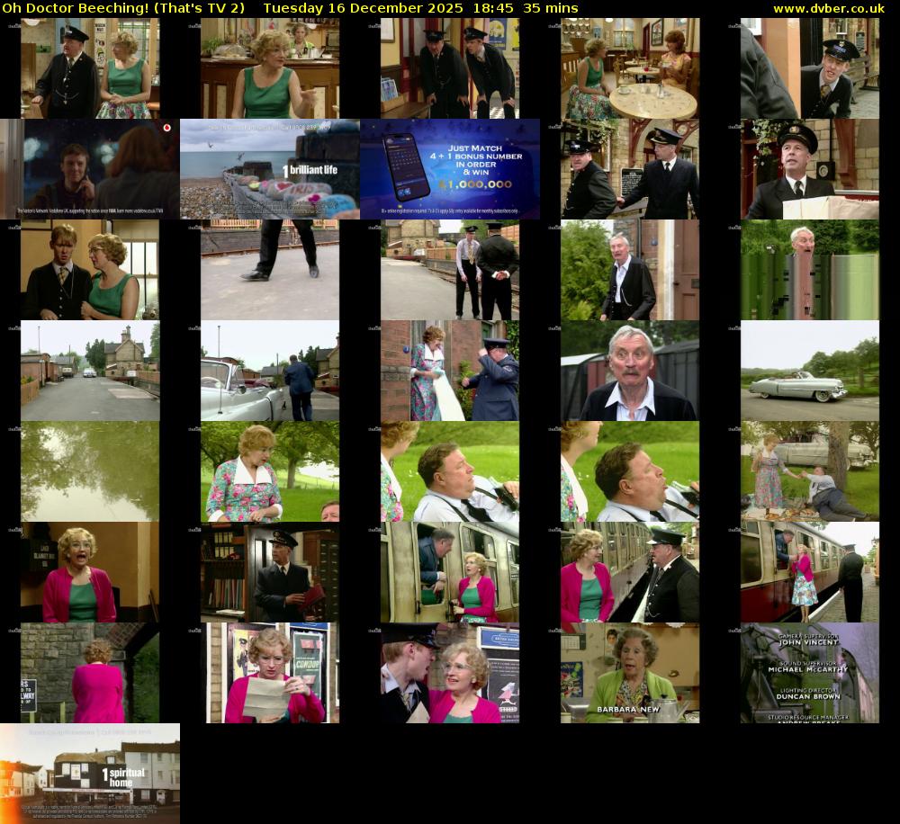 Oh Doctor Beeching! (That's TV 2) Tuesday 16 December 2025 18:45 - 19:20