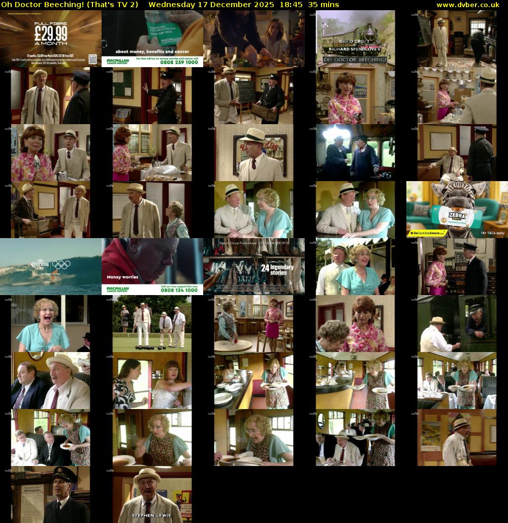 Oh Doctor Beeching! (That's TV 2) Wednesday 17 December 2025 18:45 - 19:20