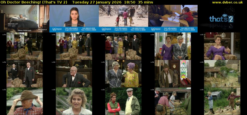 Oh Doctor Beeching! (That's TV 2) Tuesday 27 January 2026 18:50 - 19:25