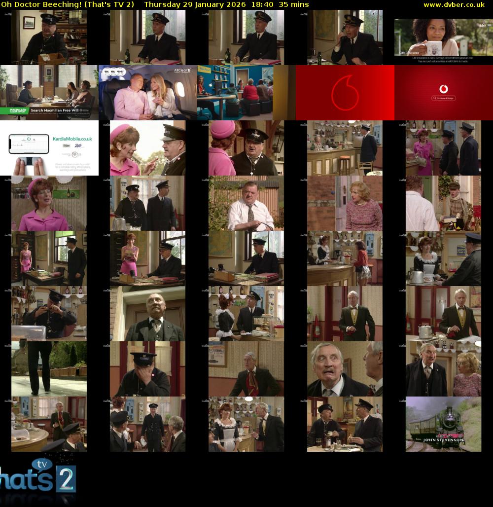 Oh Doctor Beeching! (That's TV 2) Thursday 29 January 2026 18:40 - 19:15