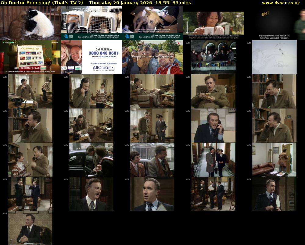Oh Doctor Beeching! (That's TV 2) Thursday 29 January 2026 18:55 - 19:30