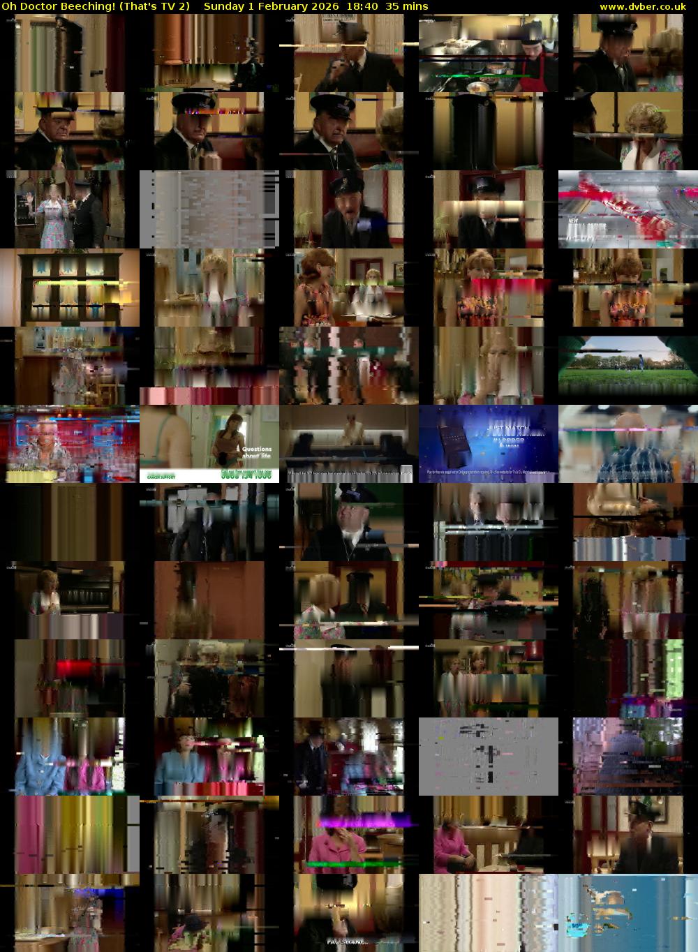 Oh Doctor Beeching! (That's TV 2) Sunday 1 February 2026 18:40 - 19:15