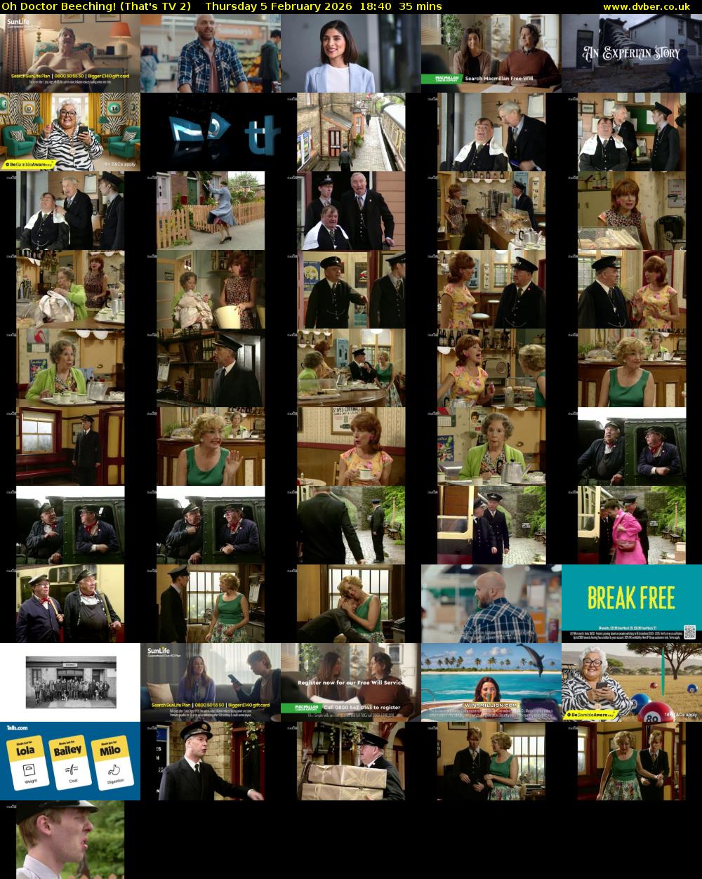 Oh Doctor Beeching! (That's TV 2) Thursday 5 February 2026 18:40 - 19:15