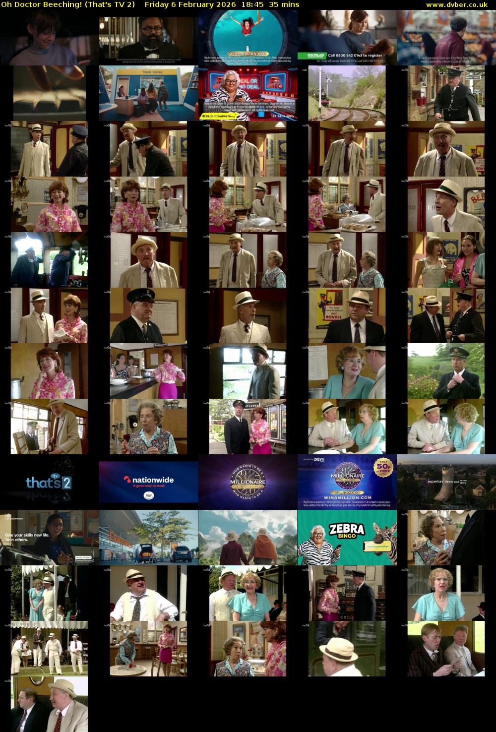 Oh Doctor Beeching! (That's TV 2) Friday 6 February 2026 18:45 - 19:20