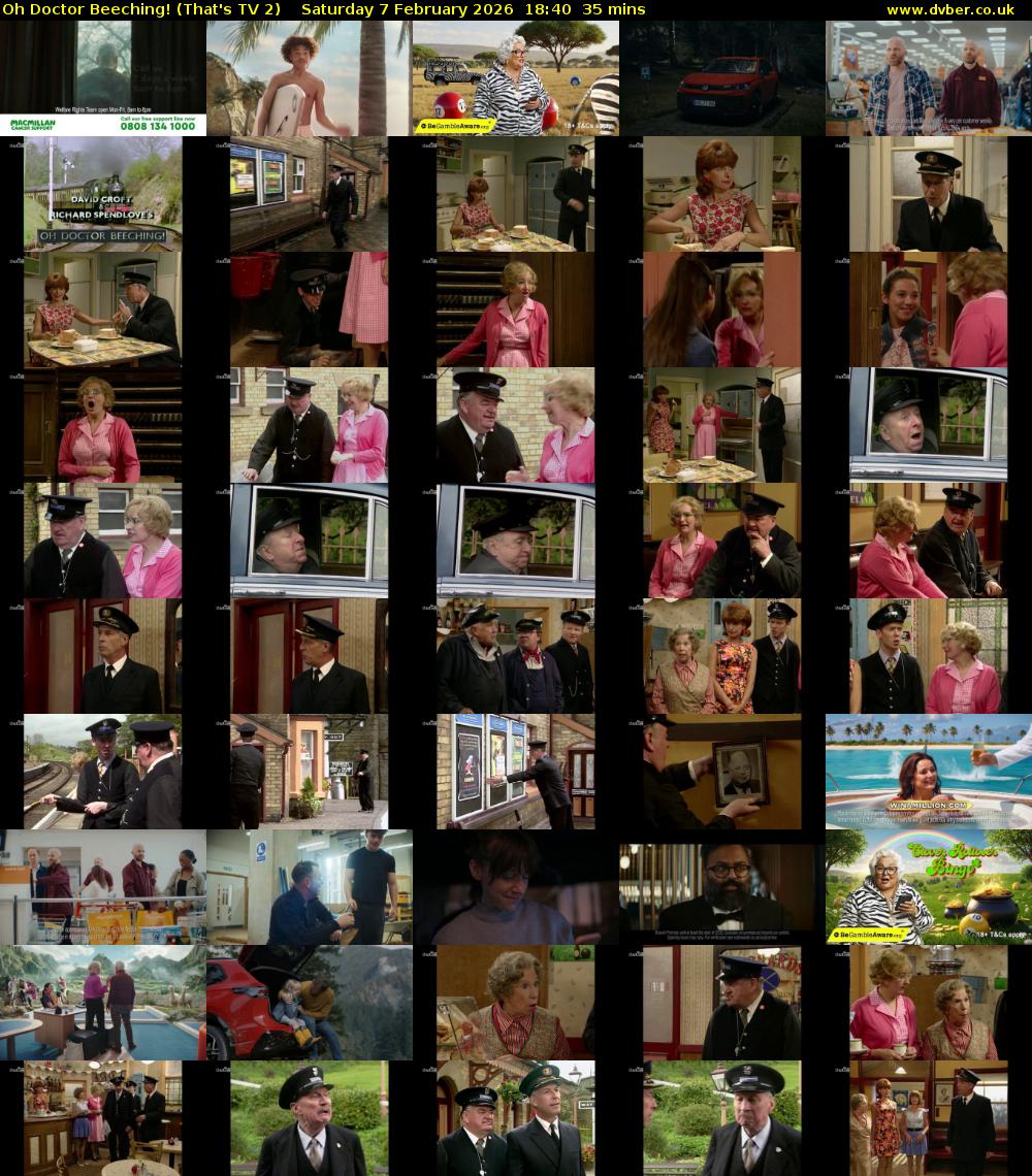 Oh Doctor Beeching! (That's TV 2) Saturday 7 February 2026 18:40 - 19:15