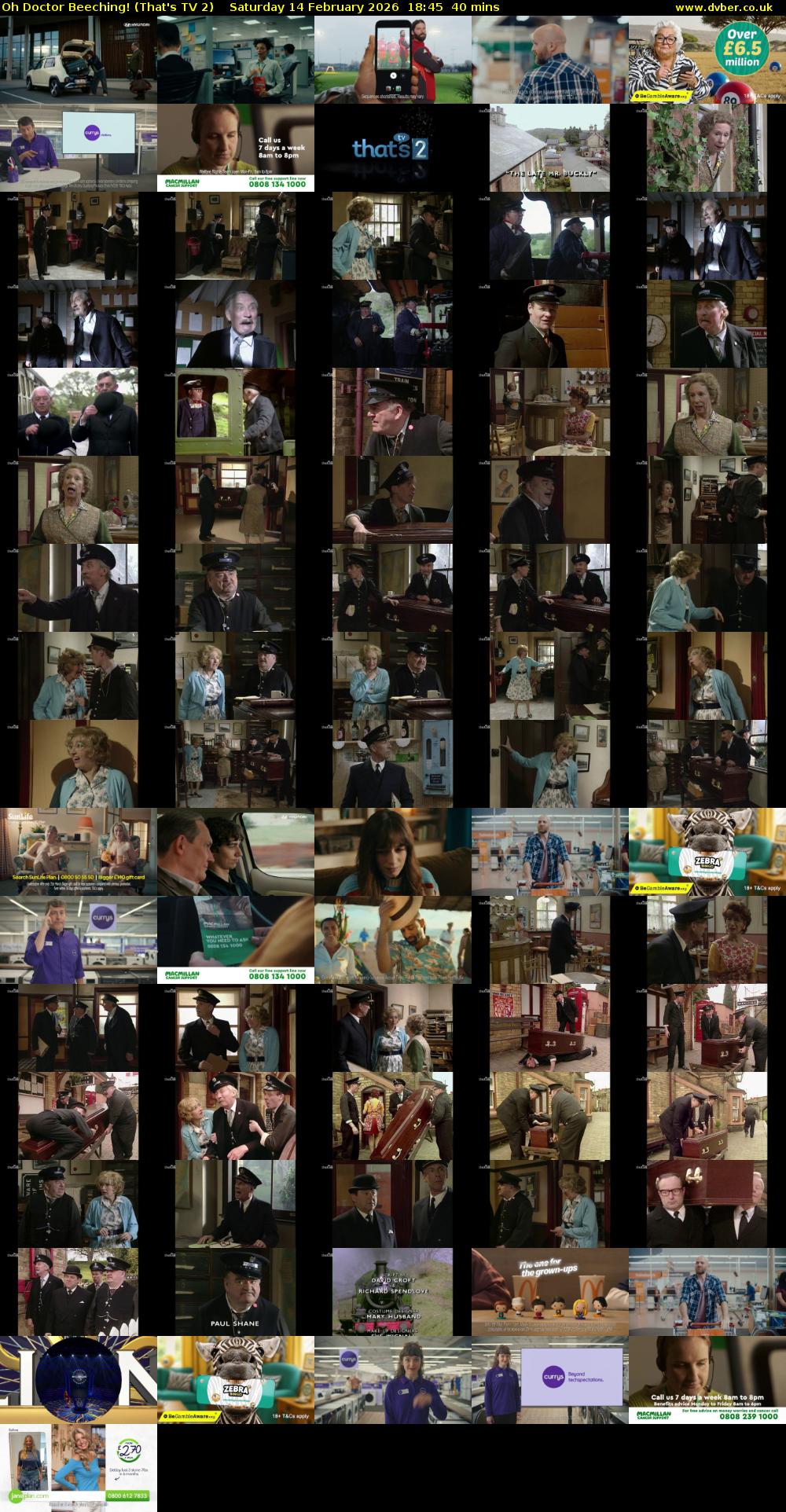 Oh Doctor Beeching! (That's TV 2) Saturday 14 February 2026 18:45 - 19:25