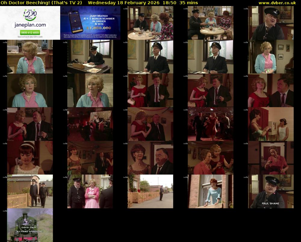 Oh Doctor Beeching! (That's TV 2) Wednesday 18 February 2026 18:50 - 19:25